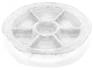 Plate with 7 sections "Wave", 1 pc.