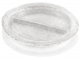 Plate with 2 sections "Wave ", 1 pc.