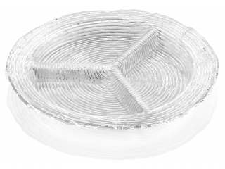 Plate with 3 sections "Wave", 1 pc.