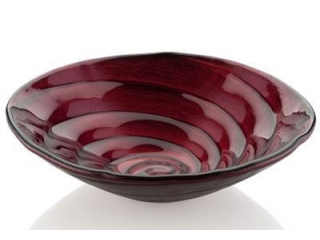 Bowl "Spiral", Red,19 cm, 1 pc.