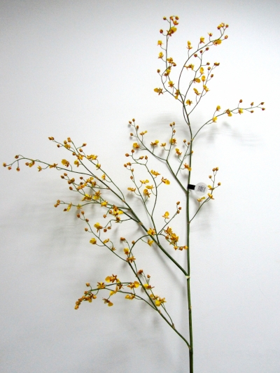Floare artificiala "Orchidea Oncidium" H152, Yellow, 1 buc, Flori artificiale, 