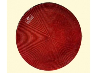 Plate "Helix", Red, 22 cm, 1 pc.