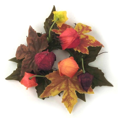 Coronita "Lantern Bud", Orange, 1 buc., Wreaths, 