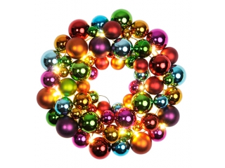 Decor "Baubles" Led, multicolor 40cm, 1 buc