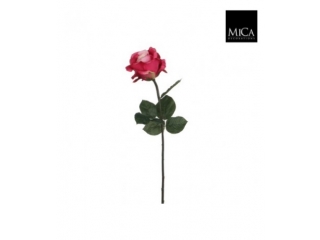 Floare artificiala"Rose Dallas" L66 D.pink, 1 buc