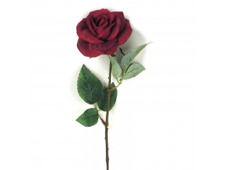 Floare artificiala "Trandafir", Red, L50 cm, 1 buc.