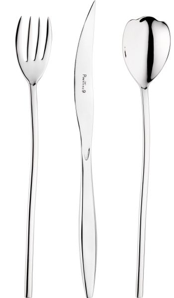 Stainless steel cutlery set "Tulipani", 24 pcs, Set tacamuri 6 persoane, 