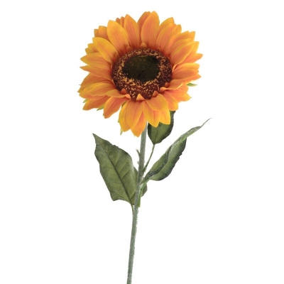 Floare artificiala "Sunflower", Yelow, L95 cm, 1 buc., Flori artificiale, 