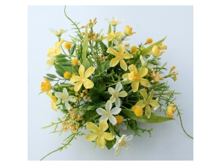 Coronita "Blossom" (S) Yellow/Green, 1 buc