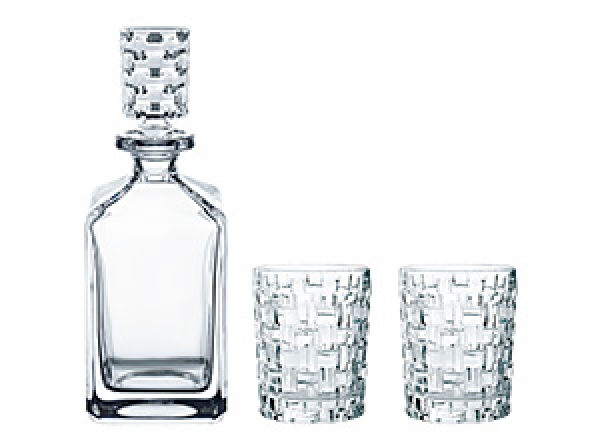 belief trim noun Bossa Nova" Set pt whisky , 3 piese., Glasses sets with decanters,  pitchers, - Magazin Online de Vesela - perlashop.md