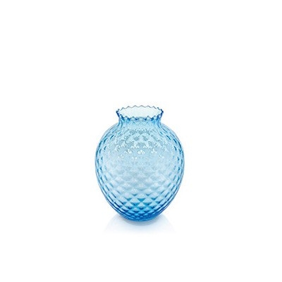 "Infiore" Vaza, Aqua, 13 cm, 1 buc, Vases, 
