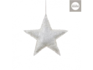 Ornament "Star", l28*h28cm, White, 1 pcs