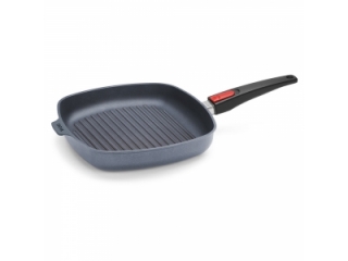 Tigaie pătrată GRILL cu mîner detașabil "Diamond Lite" Induction 28X28 cm, h 4 cm, 1 buc