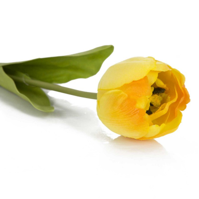 Floare artificiala "tulipano " h43cm,yellow,1 buc., Flori artificiale, 