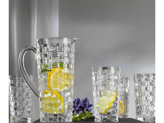 Glasses with decanters, pitchers sets 