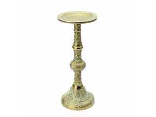 Candelabru din  inox  "ANTIQUE GOLD", 10*10*25 cm, 1 buc