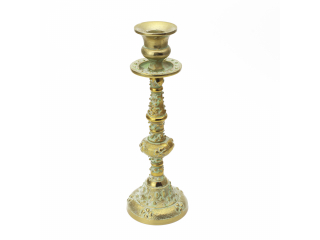 Candelabru din inox "ANTIQUE GOLD", 5*9*26 cm, 1 buc