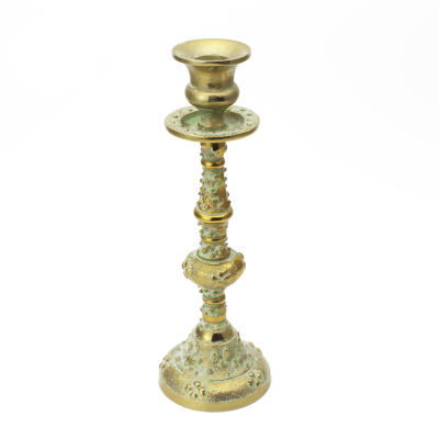 Candelabru din inox "ANTIQUE GOLD", 5*9*26 cm, 1 buc,  Candleholders, 