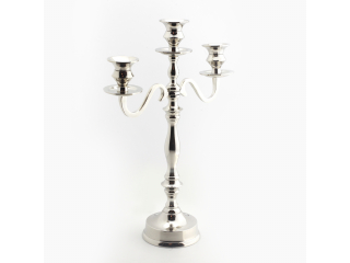 Candelabru din inox cu 3 ramuri  27*11*39 cm, 1 buc