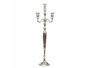  Candelabru din inox cu 5 ramuri  h 100 cm, 1 buc