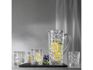 Glasses sets with decanters, pitchers