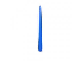 Lumânare - conică " Blue " 245 mm,7h, 1 buc