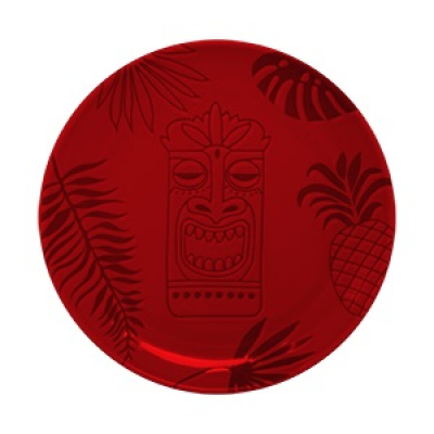 ”Aztek Red” Platou , 27 cm, 1 buc, AZTEK, 
