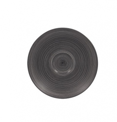 "Trinidad black grey" Farfurioara 15,5cm.,1buc., Trinidad, 