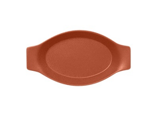 "Neo fusion"Platou oval cu doua minere t/rezistent 30cm. Brown 1buc.