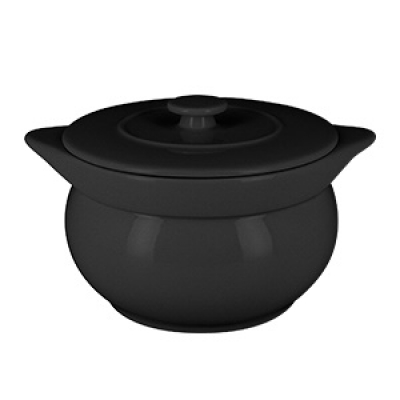 "Chef's Fusion" Oala cu capac pentru supa, 15 cm, Black, 1 buc, CHEF, 