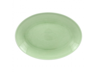 "Vintage Green" Platou oval , 36 cm