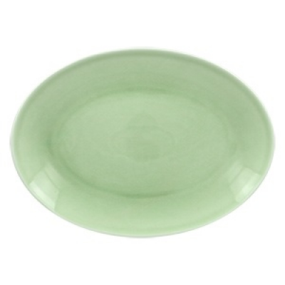"Vintage green" Platou oval 26 cm, 1 buc, VINTAGE, 