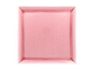 "Vintage pink" Platou patrat 27 cm, 1 buc