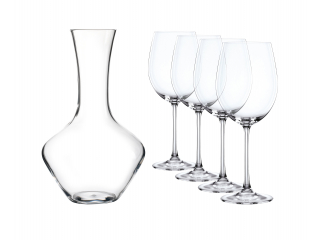 "Vivendi" Set decanter cu 4 pocale, 5 piese
