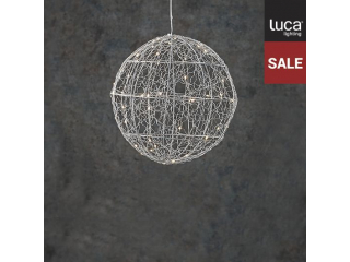 Ornament ''Ball'' Silver-White, 50 led, 1 pcs.