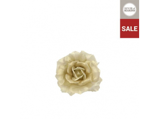Ornament "Flower", Gold, h16cm, d37 cm, 1buc