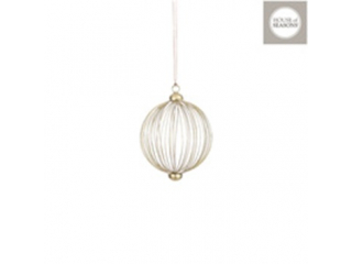 Glob "Ornament", Gold, d10 cm, 1pcs