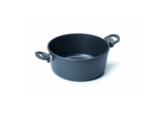 Cratita cu capac si 2 minere "Diamond Titan Best" Induction, D28 cm, h 12cm, 6. Lt., 1 buc