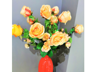 Floare artificiala "Rosa " h70cm,1 buc.