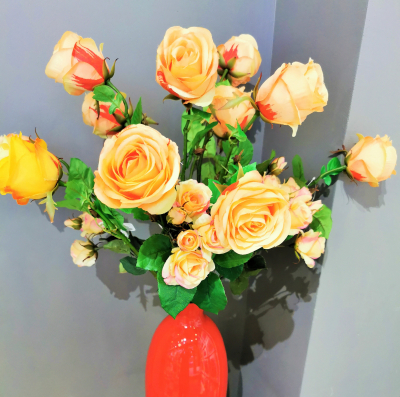 Floare artificiala "Rosa " h70cm,1 buc., Artificial flowers, 