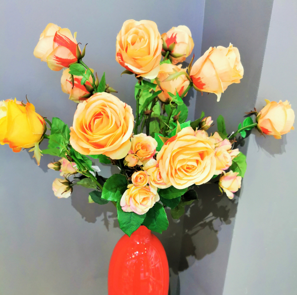 spray Lull lottery Floare artificiala "Rosa " h70cm,1 buc., Flori artificiale, - Magazin  Online de Vesela - perlashop.md