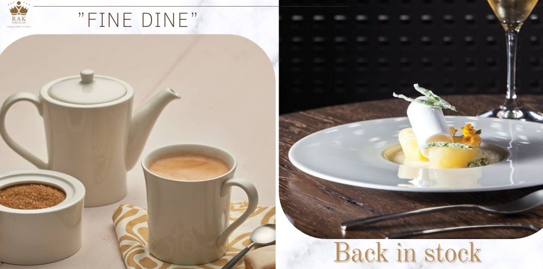 Colecția ”Fine Dine” By RAK Porcelain Deja în vânzare la Perla!