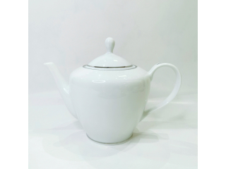 "Simplicity Thick Edge Platinum" Ceainic pentru infuzie d-6,9cm h-12,7cm, 1200 ml, 1buc.