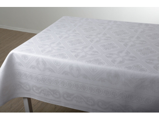 Fata de masa SATURN Alba 150*250 cm, 1 buc