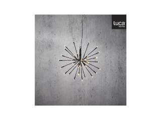 Decor LED "Firework", classic white, 42 LED IP44 - h21xd30cm