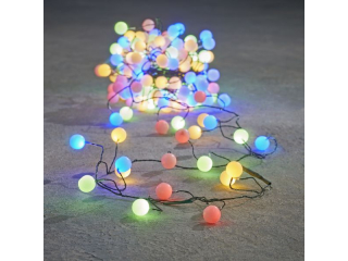 Ghirlanda "ClusterBerry", green, multicolor 200LED,8 functii, with timer,1 pcs