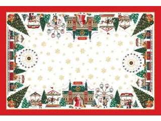 Fata de masa "Carusel " 110x145  cm, 1 buc