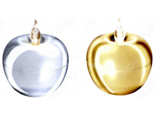 Luminare led apple silver 8*10cm,1buc