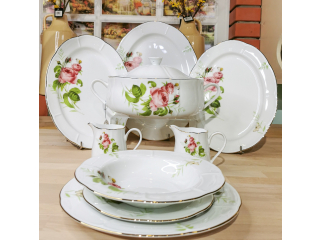"Rose & Butterfly" Set de masa, 27 piese