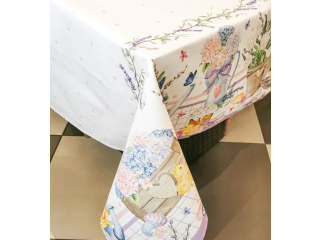 Fata de masa "Lalele Paste", 150*240 cm, 1 buc